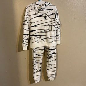 H&M Halloween Mummy Hoodie Set